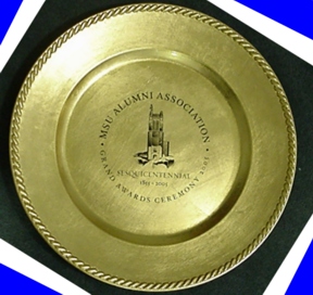 decorative plate, padprinting example